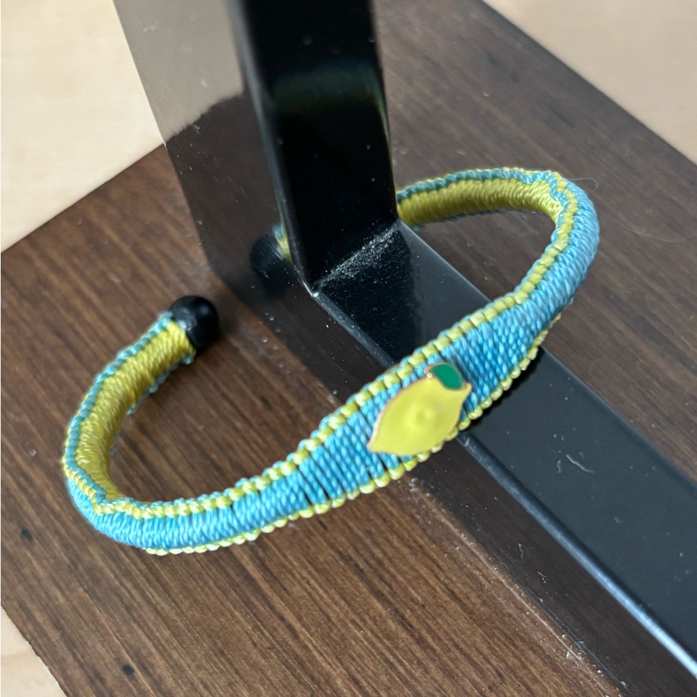 Air & Anchor Blue and Yellow Bracelet